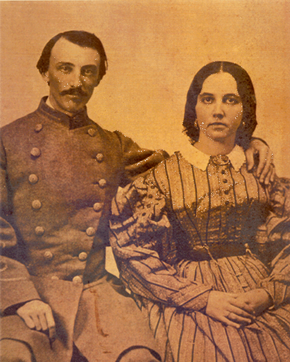November 10, 1864: Samuel Dibble & Mary Christiana Louis Wedding Photo